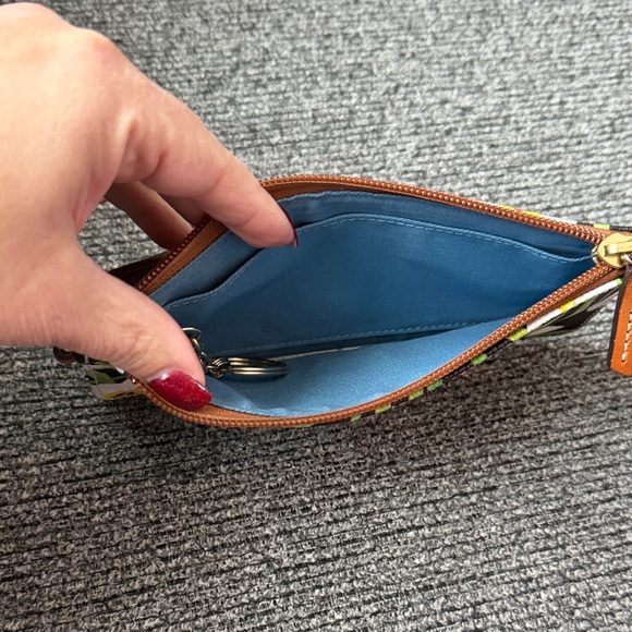 Dooney & Bourke Daffodil Wristlet - Black, Green, and Yellow - Picture 3 of 5